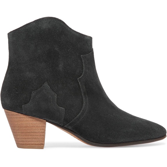 Isabel MARANT Etoile Dicker Black Leather Booties - Picture 4 of 15